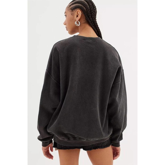 Urban Outfitters Women's X Nirvana Smile Overdyed Oversize Crew Neck Sweatshirt - Picture 3 of 5